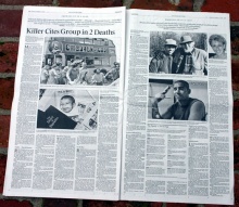 Los Angeles Times Two-Page Spread