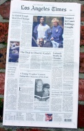 Los Angeles Times Front Page